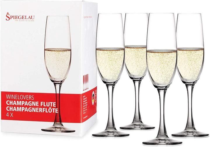 Produktbild Spiegelau Winelovers Champagnerflöte 4-er Set (19000 cl, 4 Gläser, Weissweingläser)