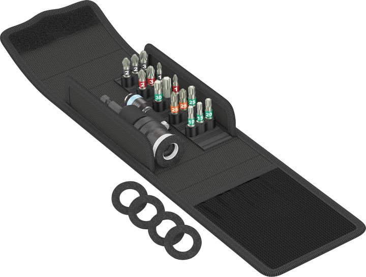 Actual product image Wera Terrassenbau-Set T 1 (1/2", 1/4", 5/16", 3/4", 3/8", 140mm)