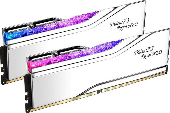 Produktbild G.Skill TRIDENT Z5 ROYAL RGB DDR5 2X32GB 6000MHZ CL28 NEO F5-6000J2836G32GX2-TR5NS (2 x 32GB, 6000 MHz, DDR5-RAM)