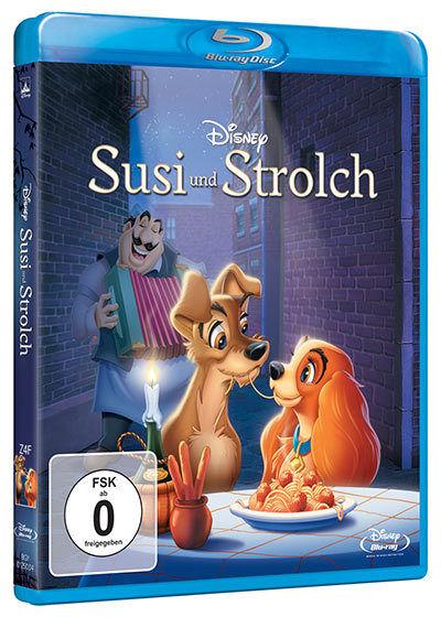 Susi et Strolch (Blu-ray, Allemand)