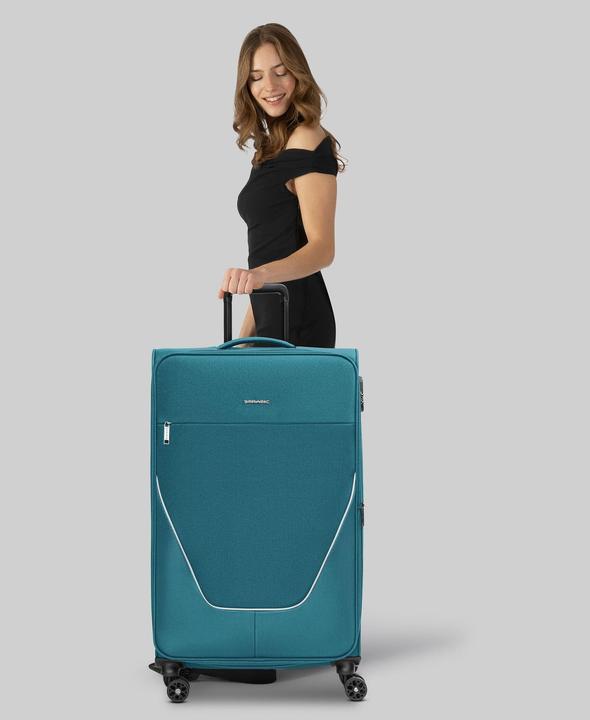 Produktbild Stratic taska 4-Rollen Trolley L 76 cm mit Dehnfalte (118 l)