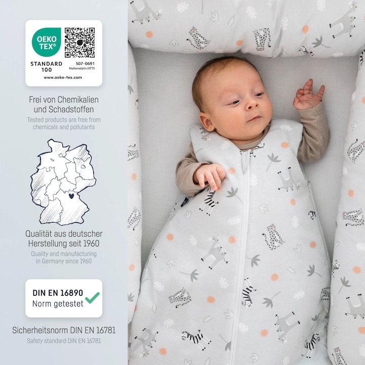 Produktbild Julius Zöllner Jersey Schlafsack - Little Bow (74 cm)