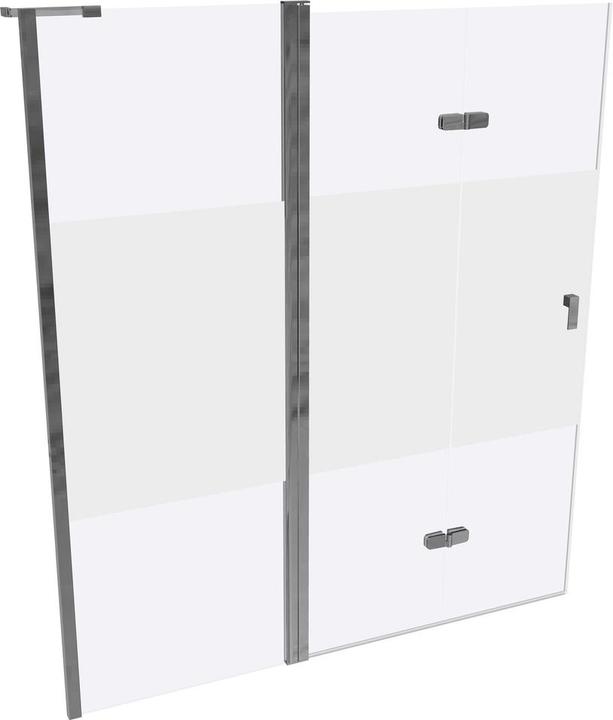 Immagine prodotto Hüppe Porta a libro Design pure, con segmento fisso, fissaggio a sinistra, larghezza 1700 mm, altez (201 cm, 170 cm)