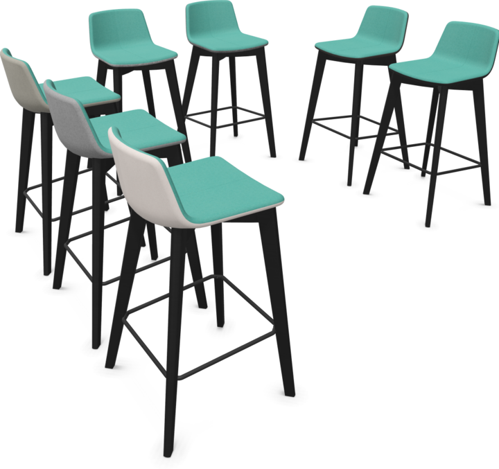 Actual product image Narbutas Twist & Sit Bar Stool
