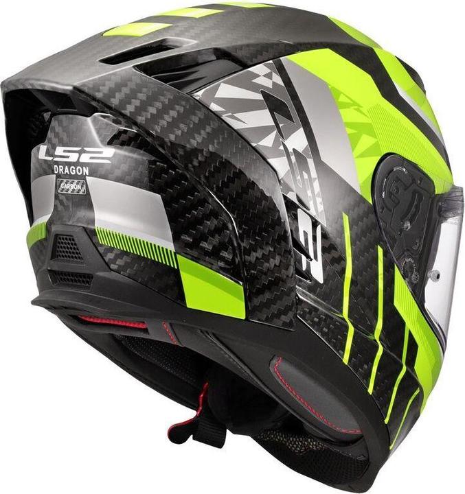 Produktbild LS2 OF807 DRAGON CARBON TRAX Integralhelm (M)