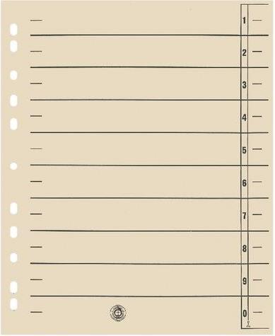 Niceday Dividers Office Depot A4 Oversize Chamois 1 to 10