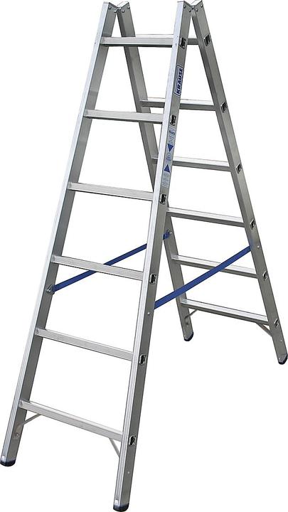 Produktbild Krause Sprossendoppelleiter, aus Aluminium (Stehleiter, 180 cm)