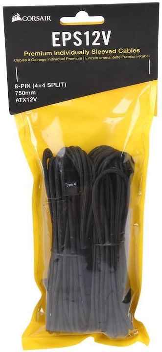 Actual product image Corsair Premium sleeved EPS12V ATX12V cable