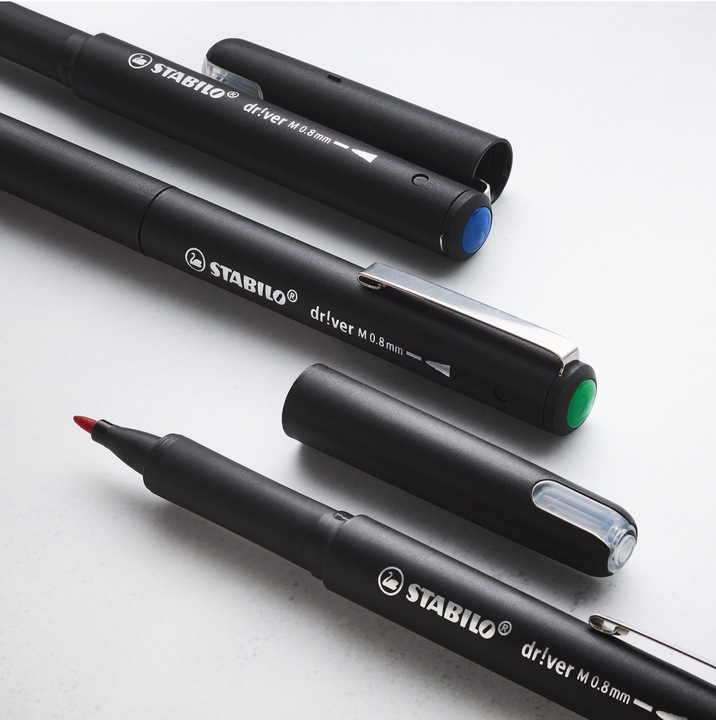 Actual product image STABILO Driver Medium 0.8mm Black (Black, 1 x)