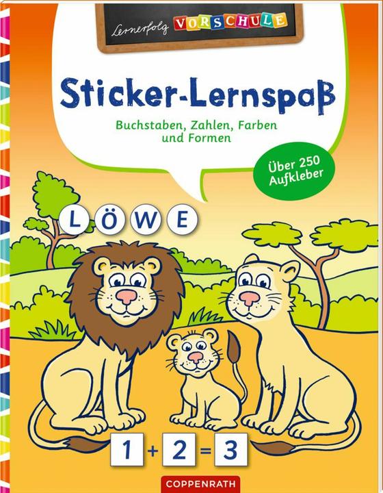 Produktbild Sticker-Lernspass (Wilde Tiere) (250 Sticker)