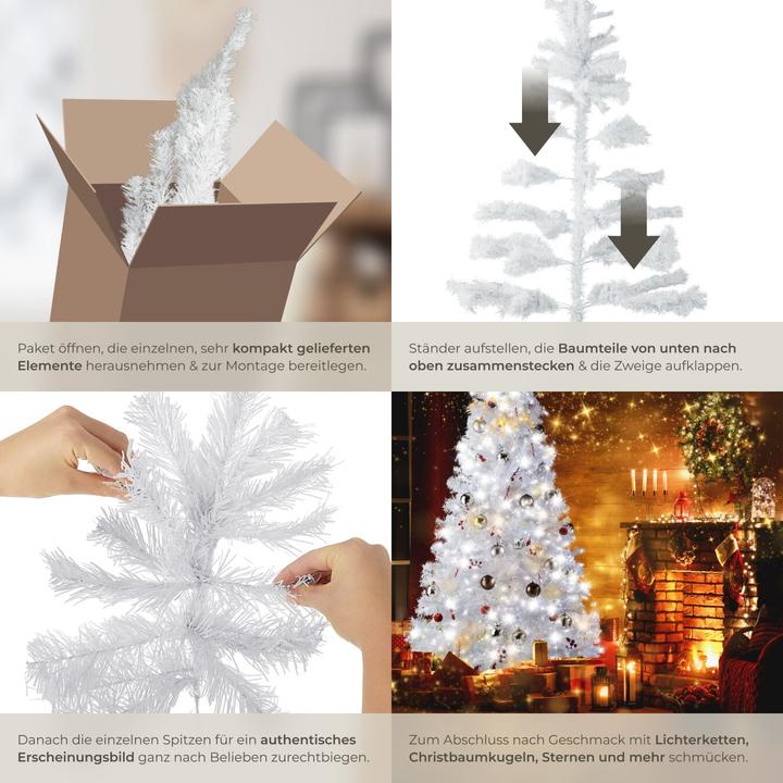Produktbild tectake Künstlicher Weihnachtsbaum (180 cm)