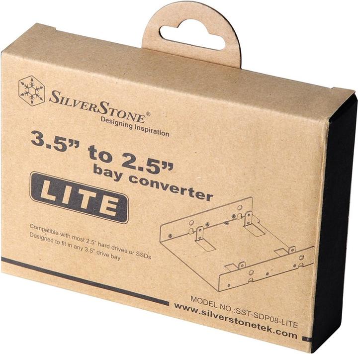 Produktbild Silverstone SST-SDP08 Bay Converter 3.5 to 2x 2.5 Zoll
