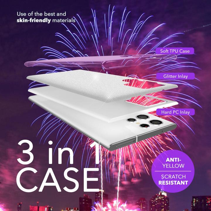 Image du produit Nalia Étui hybride pailleté (Samsung Galaxy S24 Ultra)