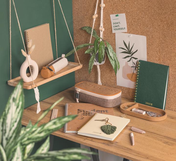 Actual product image Brunnen Collegeblock Premium Fact A4, Lined, Brown (A4, Plain)