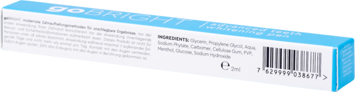 Immagine prodotto GoBright Penna sbiancante per denti avanzata (2 ml, Penna)