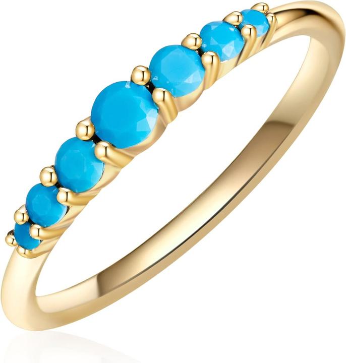 Immagine prodotto Glanzstücke München Donna Argento Sterling Turchese (rec.) Oro Giallo - 28693 (50, 925 Argento)