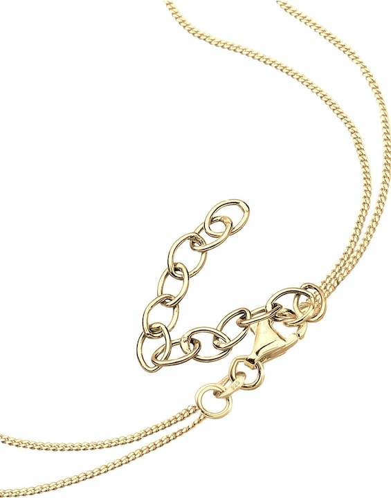 Produktbild Elli 2-lagige Basic-Lette mit Kreis-Anhäger (Sterling Silber, 45 cm)