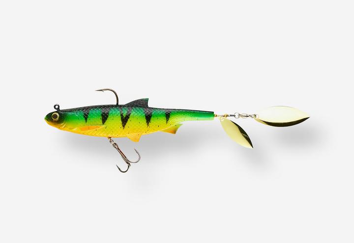 Produktbild Caperlan Gummikoeder Shad mit Spinnerblaettern Spinnfischen (15 cm)