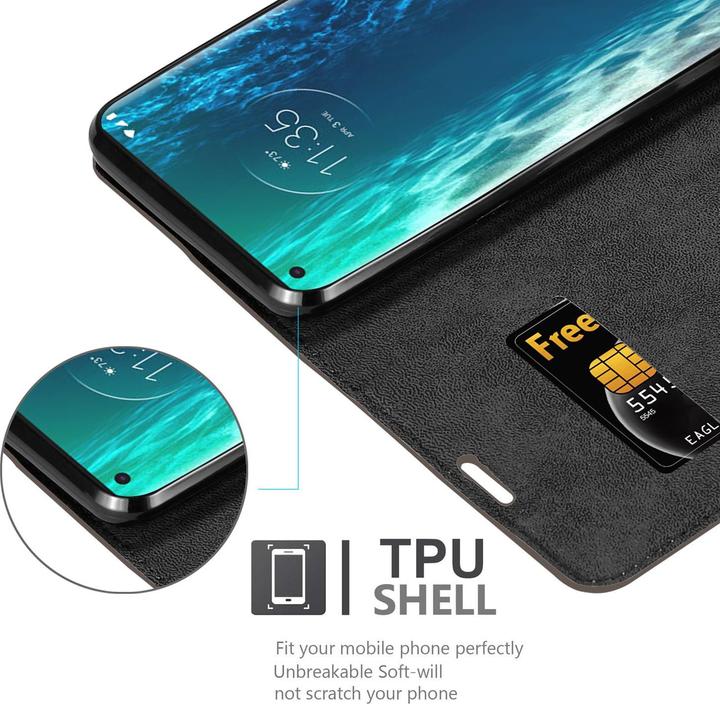 Produktbild Cadorabo Book Invisible Magnet Cover (Motorola Edge)