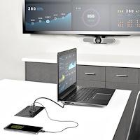 Immagine prodotto StarTech Box di connettività per tavolo da conferenza con docking per laptop - 4K HDMI - USB-C / USB-A PD - (USB-A, USB-C, 1 porzione)