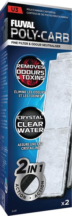 Fluval Poly-Aktivkohle U3 (Innenfilter, Süsswasser)