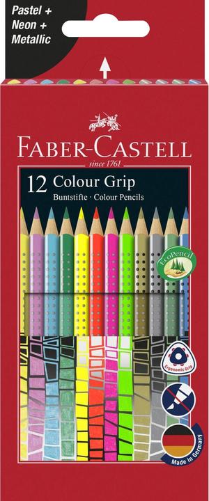 Faber-Castell Colour Grip (12x)