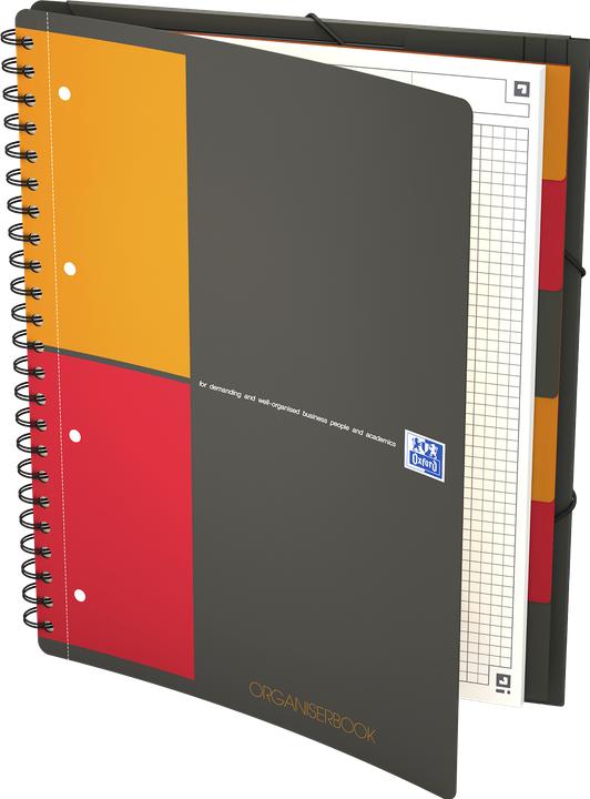 Produktbild Oxford Organizerbook (A4+, Kariert, Weicher Einband)