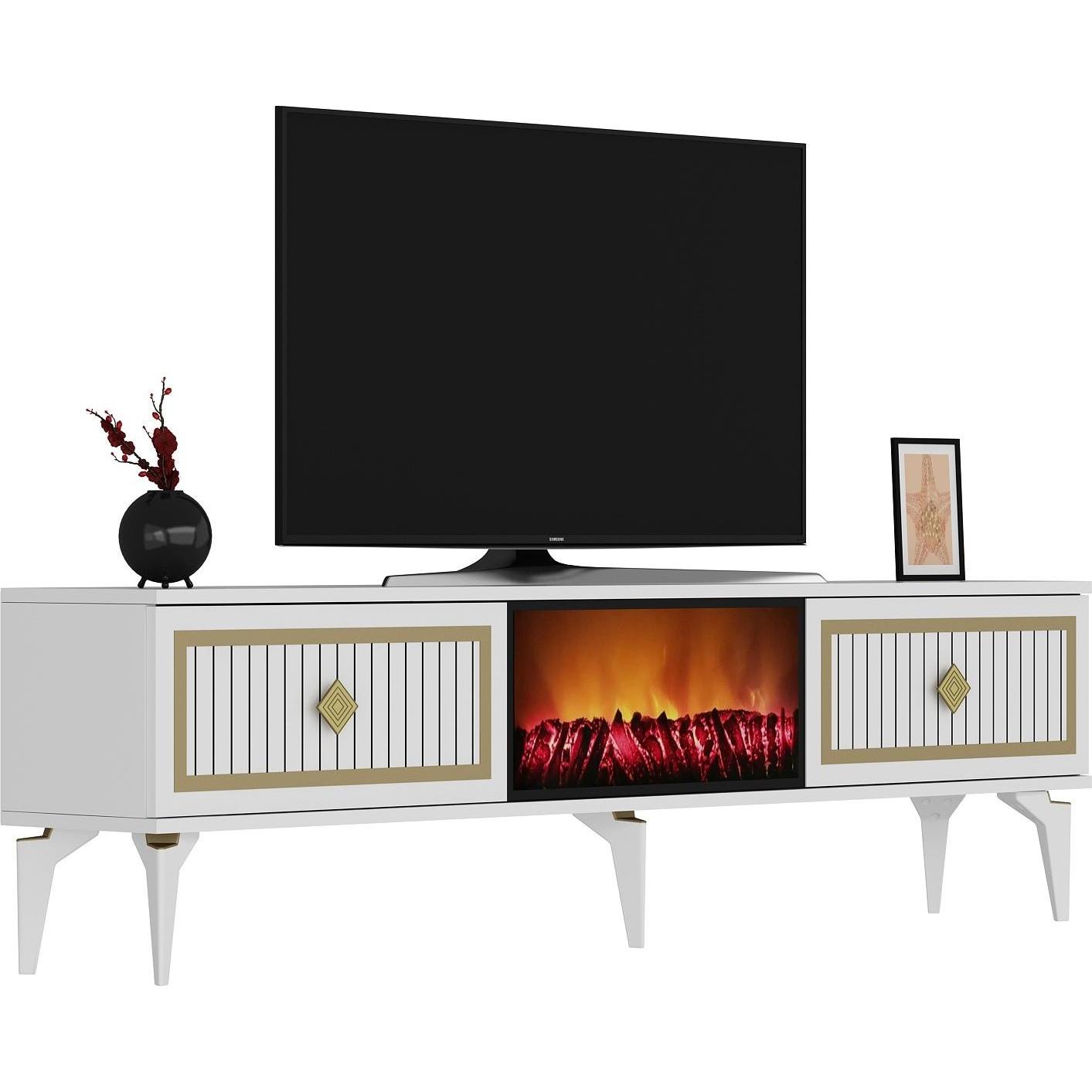 Kalune Design, TV Möbel, Flame (150 x 44.5 x 29.5 cm)