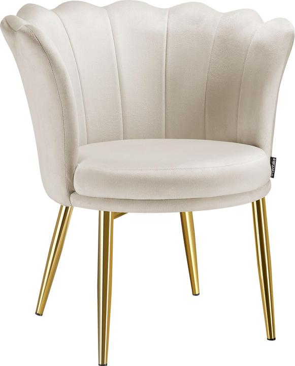 tectake Armchair Stella, thick padding, 67x64x76cm