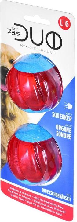 Actual product image Hagen Zeus Duo Ball z dźwiękiem/piszczące 6 3cm 2szt/op (Ball toy dog)