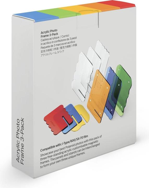 Produktbild Polaroid Acrylic Photo Frame - Coloured - 3 Pack (10 x 15 cm)