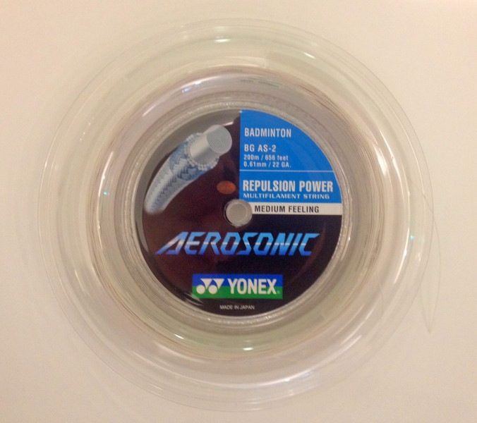 Immagine prodotto Yonex BG Aero Sonic / rotolo da 200 m, bianco, 0,61 mm