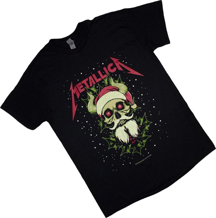 Immagine prodotto Metallica Maglietta Corna di Babbo Natale Adulto Unisex (XXL)