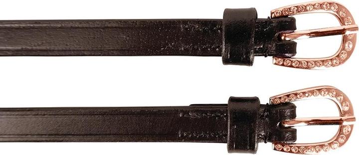 Produktbild Hy Sporenriemen Strassbesatz Leder 2erPack