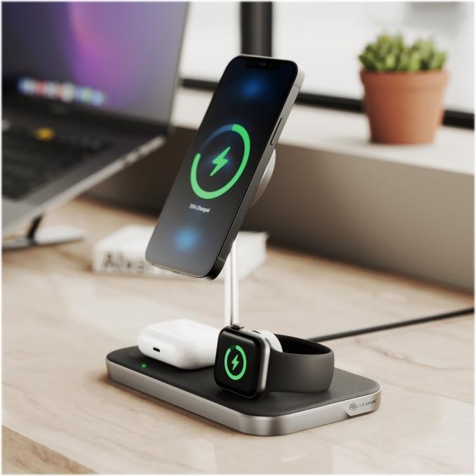 Actual product image Alogic MagSpeed 3-in-1 Wireless Charging Station