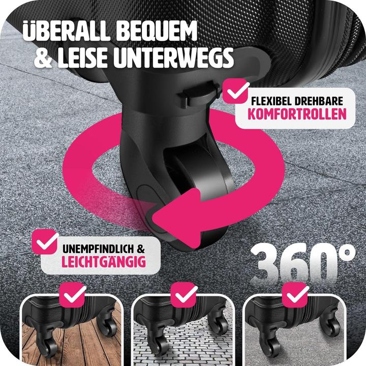 Actual product image tectake Hard case set (106 l)