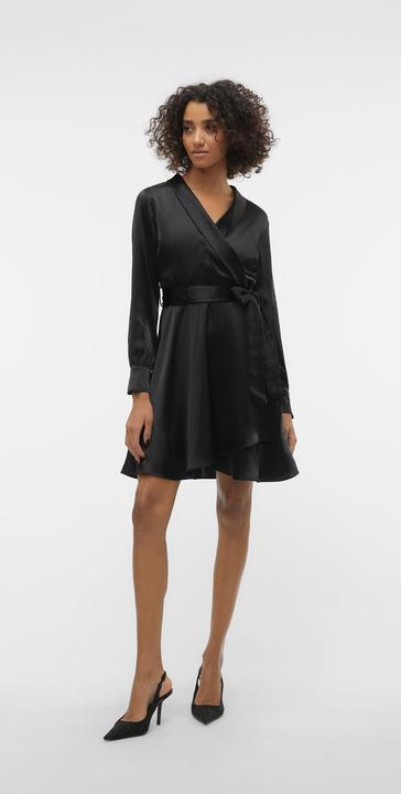 Image du produit Vero Moda Vmbeatrice Ls Shawl Neck Short Dress Vma Robe (S)