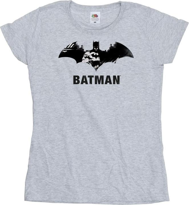 Produktbild Batman Schwarz Stare Logo Baumwolle TShirt (L)