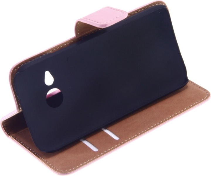 Produktbild OEM Slim Leder Book Case für HTC M8 mini - rosa 4250710553976 (HTC One Mini 2)