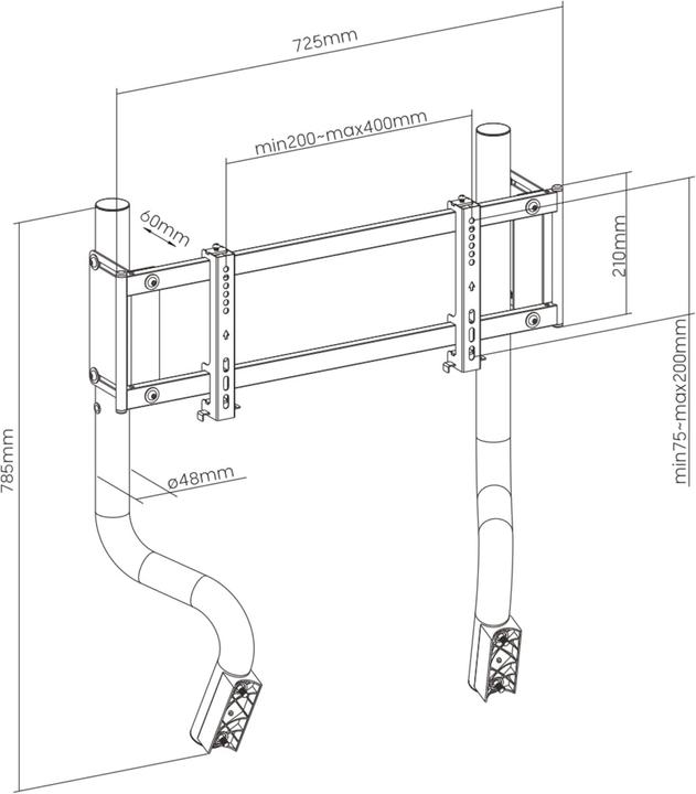 Actual product image Oplite Monitor Stand GTR S3/S8
