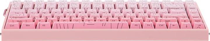 Produktbild Aula Gasket-Tastatur HERO84 HE PINK+Gradient+Contour Dragon King Switch RGB (DE, Kabelgebunden)