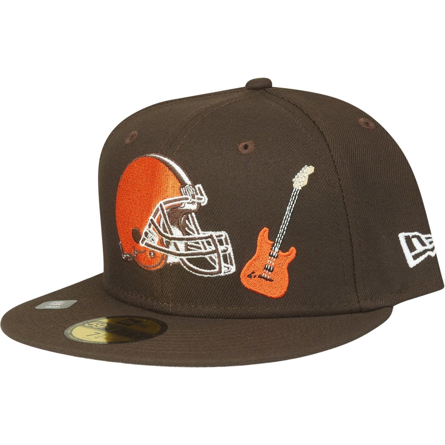 New Era, Herren, Cap, 59Fifty Cap - NFL CITY Cleveland Browns - 7 3/8, Braun, (7 3/8)