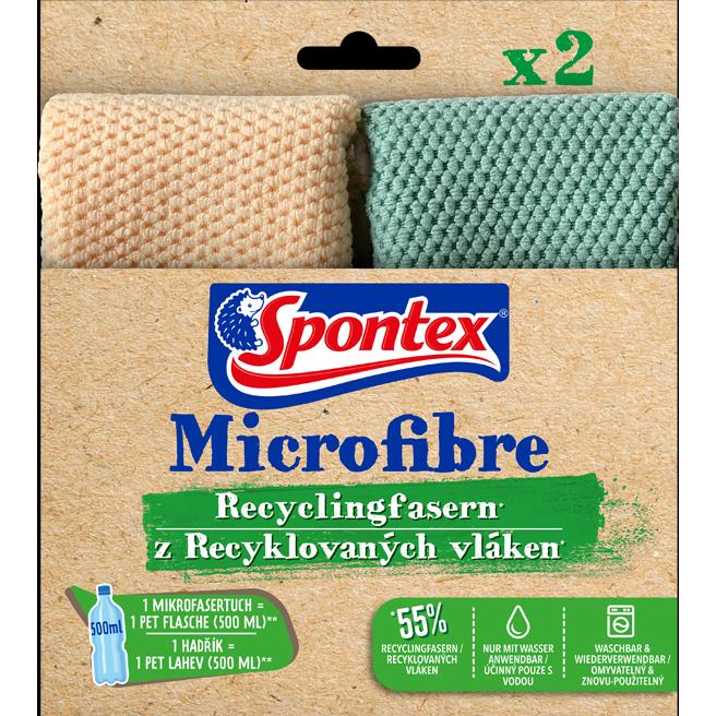 Thumbnail - Spontex Spont.MF-Tuch Recycling 2er 19700158, Reinigungsutensil
