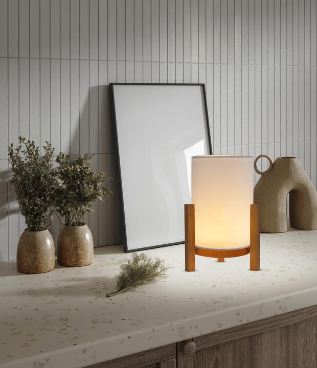 Actual product image Näve Table lamp "Madita" LED 32 cm white, operating mode (143 lm)
