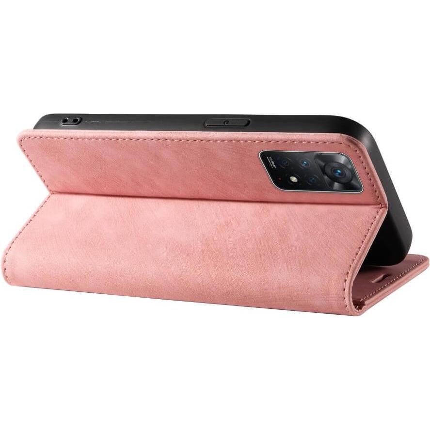 Thumbnail - Cover-Discount Xiaomi Redmi Note 11 Pro / 12 Pro - Stand Flip Case Hülle rosa (Xiaomi Redmi Note 12), Smartphone Hülle, ...