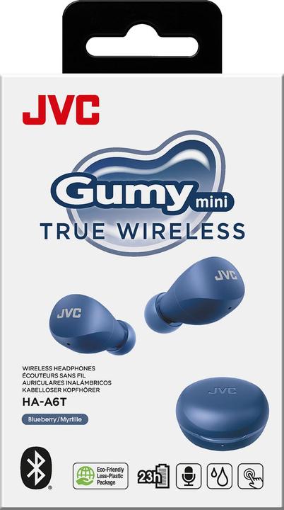 Immagine prodotto JVC HA-A6T-A-U Cuffie blu In Ear TWS 3,9g leggere (7.50 h, Senza fili)