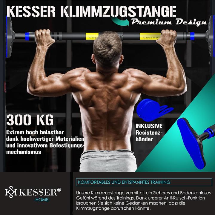 Produktbild Kesser Verstellbare Klimmzugstange Türrahmen 68-106 cm