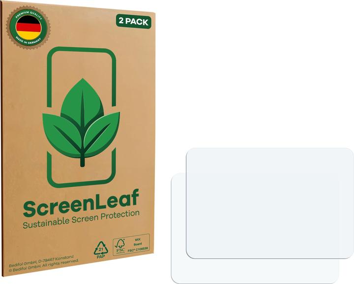 Produktbild ScreenLeaf Schutzfolie nachhaltiger Displayschutz Display Schutz Folie Klar Transparent