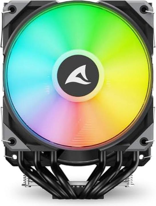 Actual product image Sharkoon A60 RGB Black Air Cooler (159 mm)