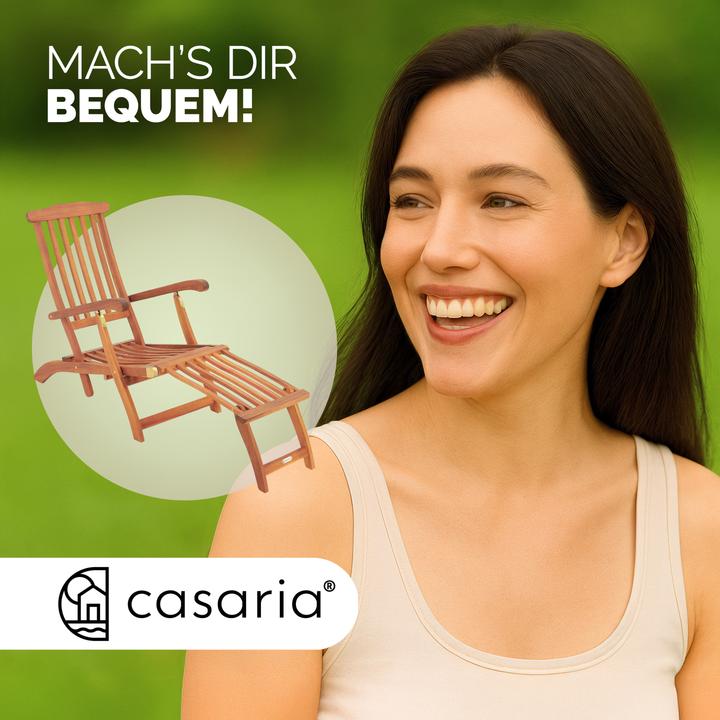 Immagine prodotto Casaria Sedia a sdraio (169 cm)